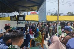 Mobil Sehat Timah-Korem 045 gelar layanan kesehatan