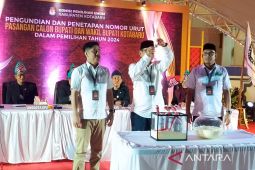 KPU Kotabaru tetapkan nomor urut Paslon Bupati Wakil Bupati