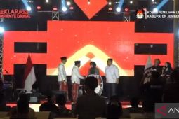 Deklarasi kampanye damai Pilkada Jember hanya dihadiri satu paslon