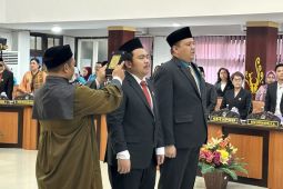 Ketua dan Wakil Ketua DPRD Palu periode 2024-2029 resmi dilantik