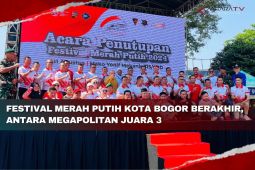 Festival Merah Putih Kota Bogor berakhir, Antara Megapolitan juara 3