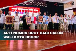 Arti nomor urut bagi lima pasang calon Wali Kota Bogor