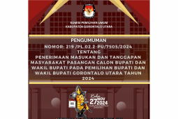 PENGUMUMAN KPU GORONTALO UTARA