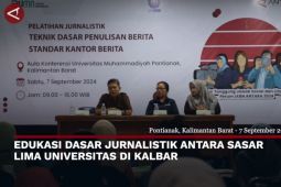 Edukasi dasar jurnalistik ANTARA sasar lima Universitas di Kalbar