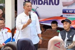 Cabup petahana Karawang Aep Syaepuloh tekankan pentingnya pembangunan infrastruktur