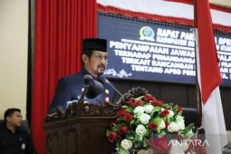 Pj Bupati HSU sampaikan jawaban terhadap Pemandangan Umum Fraksi DPRD