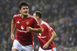 Gol dramatis Harry Maguire antar MU menang atas Leicester 2-1