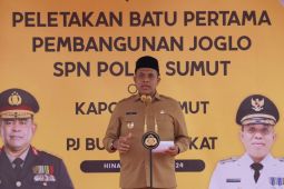 Pj Bupati sambut   kunjungan Kapoldasu ke SPN Hinai Langkat
