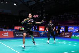 Leo/Bagas dan Ginting terhenti di babak pertama Artic Open 2024