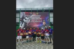 Pelti Ketapang juara 1 beregu putra Tenis Lapangan Piala Panglima TNI