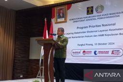 Kemenkumham perkuat jejaring kendalikan HIV AIDS di Lapas Babel