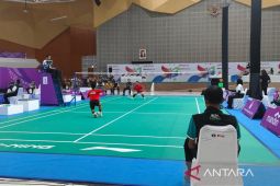 Jawa Barat mendominasi perolehan medali emas para badminton pada Peparnas 2024