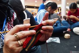 Pelatihan merajut di Kota Madiun