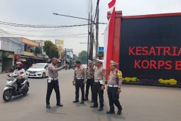330 personel polisi dikerahkan atur lalu lintas di Mako Brimob Depok