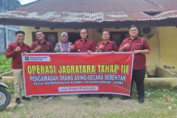 Divisi Keimigrasian pada Kanwil Kemenkumham Jambi Gelar Operasi Jagratara Tahap III