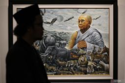 Pameran lukisan sambut Hari Santri Nasional