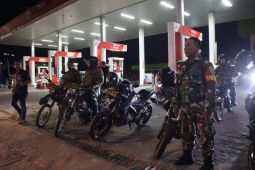 Polresta Bandarlampung patroli jelang pelantikan Presiden