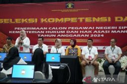 Ribuan pelamar CPNS Kemenkumham Sumsel ikuti seleksi CAT