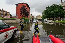 Satu orang tewas akibat badai hebat picu banjir bandang di wilayah utara Italia