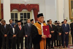 Presiden Prabowo saksikan pengucapan sumpah jabatan Ketua Mahkamah Agung