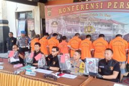 Polres Gianyar tetapkan 10 tersangka penganiyaan buruh