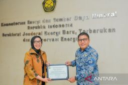 Pj Bupati Dimposma Sihombing terima penghargaan dari Dirjen EBTKE