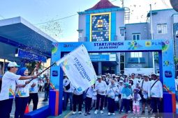 PLN Babel meriahkan Hari Listrik Nasional ke-79 dengan jalan sehat, fun games, donor darah hingga doorprize