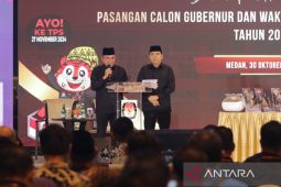 Edy Rahmayadi-Hasan Basri sampaikan lima mis di debat publik perdana