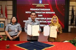 Kanwil Kemenkumham Jambi-Pemda tanda tangani Nota Kesepakatan dan Perjanjian Kerjasama Lindungi Kekayaan Intelektual Komunal