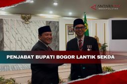 Penjabat Bupati Bogor melantik Sekretaris Daerah
