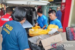 RS Polri menerima 12 kantong jenazah korban kebakaran di Bekasi