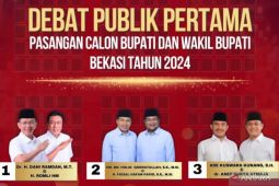 KPU gelar debat publik perdana pasangan calon Bupati dan Wabup Bekasi