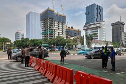Polisi tutup Jalan Merdeka Barat ke arah Istana Negara imbas Reuni 411
