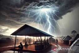 BMKG: Hujan ringan hingga petir berpotensi guyur Pangkalpinang Senin ini