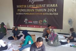 KPU Kota Blitar ajukan 726 surat suara pengganti