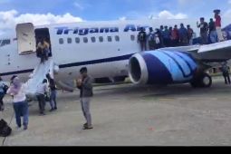 Kemenhub: Tidak ada korban jiwa dari pesawat Trigana Air keluarkan api