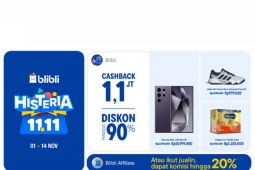 Rayakan promo 11.11 dengan berbagai promo menarik Blibli hingga 14 November 2024