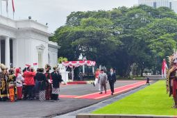 Presiden Prabowo terima kunjungan kenegaraan PM Singapura di Istana Merdeka