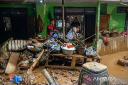 Banjir bandang rendam 500 KK di Banjaran Kabupaten Bandung