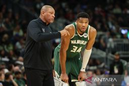 NBA: Antetokounmpo cetak 59 poin bantu Bucks atasi Pistons di overtime