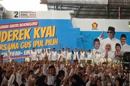 5.000 Relawan Gus Ipul Bojonegoro bergerak menangkan Khofifah-Emil