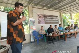 PLN-Polres Bangka Barat sosialisasi pengamanan kabel laut dan tower SUTT 150 kV ke masyarakat