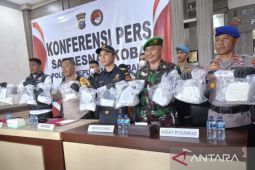 Polres Meranti Riau menggagalkan peredaran 15,6 kilogram sabu