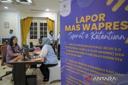 Gibran tinjau langsung layanan "Lapor Mas Wapres"