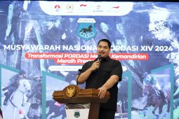 Menpora Dito berharap olahraga berkuda bersatu di Munas Pordasi XIV