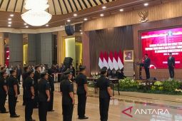 Menkum  lantik 15 pejabat eselon I di lingkungan Kementerian Hukum