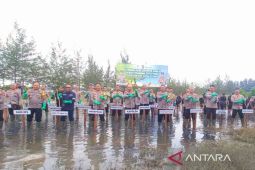 Polda Babel tanam 10.500 bibit di lahan 23,5 hektare wujudkan ketahanan bumi