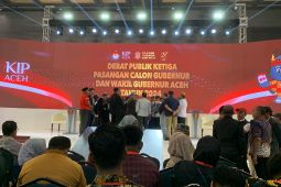 Dipicu alat di baju Bustami, Debat kandidat Cagub Aceh dihentikan akibat ricuh