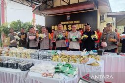 Polda Sumut musnahkan  201,68 kg sabu-sabu