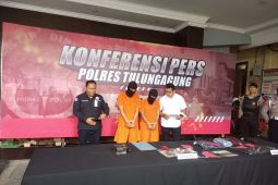 Polres Tulungagung tangkap kakak-adik pelaku pencurian lintas provinsi